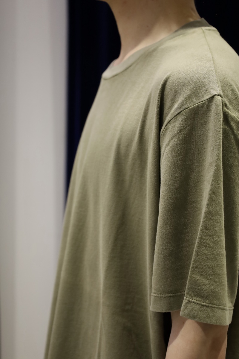 アワレガの後染めTシャツ