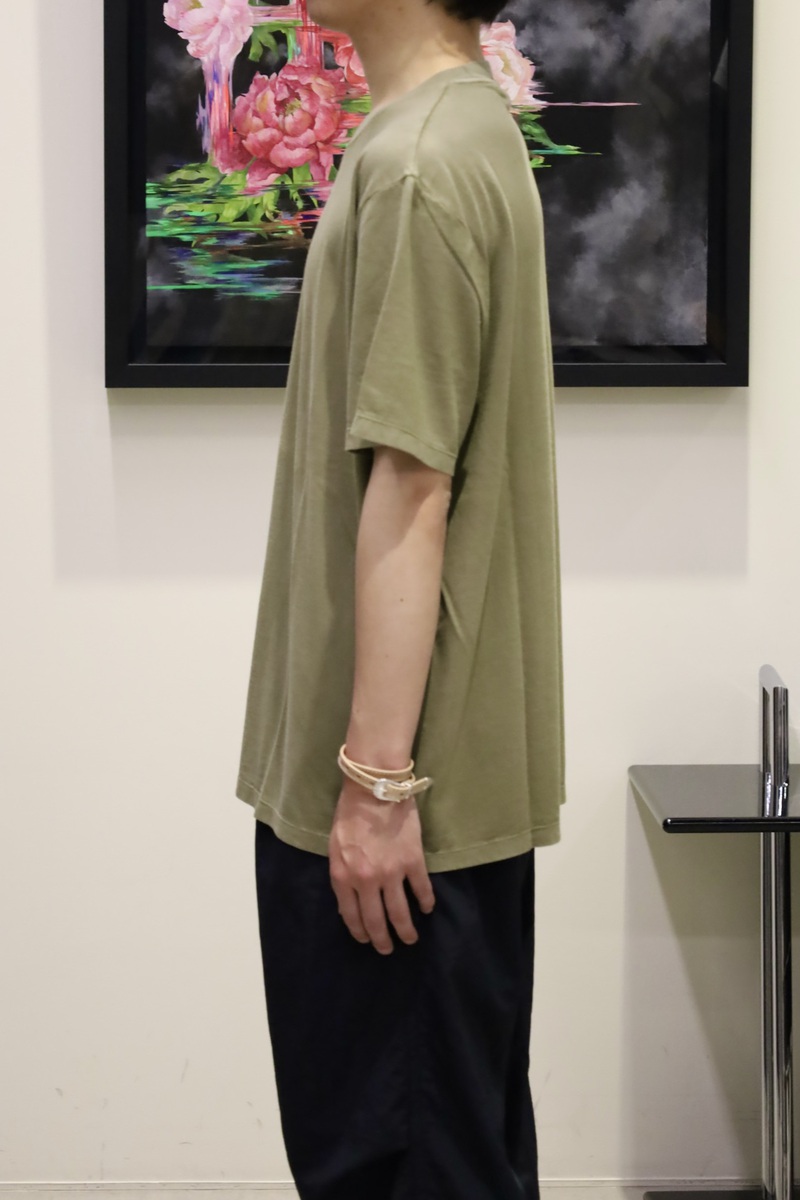 アワレガの後染めTシャツ