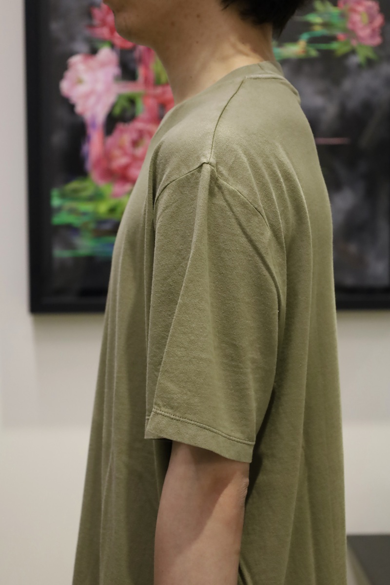 アワレガの後染めTシャツ