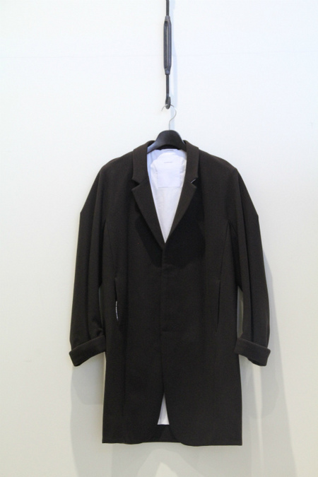 予約販売】本 Overcoat Melton Notch Coat 黒 size:1 チェスターコート