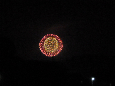 三ヶ日の花火