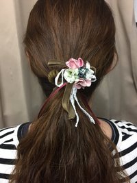 お花のヘアゴム 2017/02/18 16:50:45