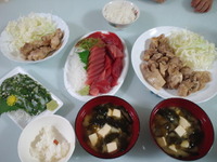 夕飯 2012/09/19 07:32:39