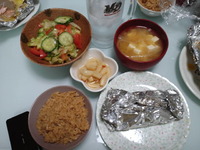 久々の夕飯作り 2012/10/09 21:14:09
