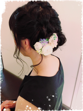 ヘアアレンジ(*´▽｀*)
