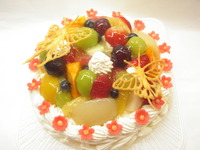 チョウをのせて