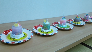 クリスマスキャンドル作り