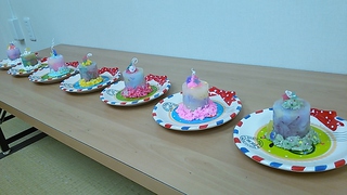 クリスマスキャンドル作り