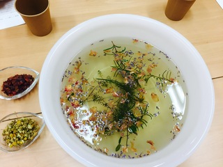 ハーブで癒されました