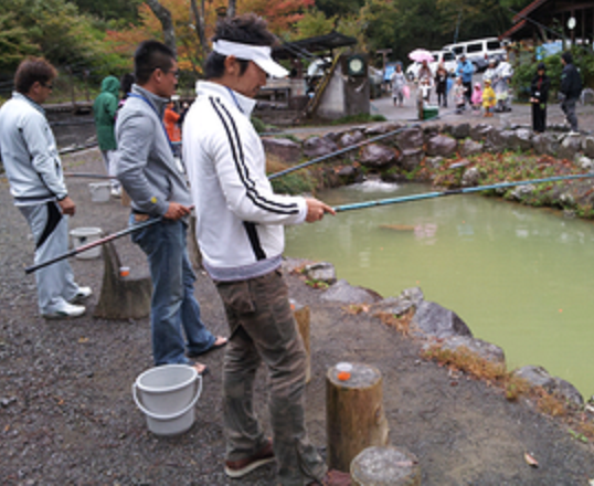 やまめ釣り