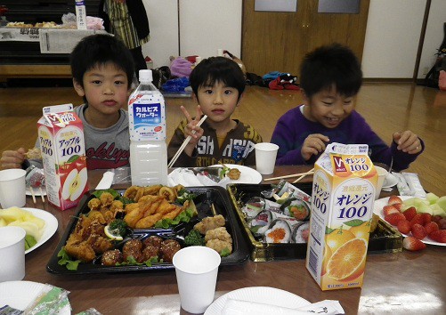 小豆餅道場忘年会（少年部）2