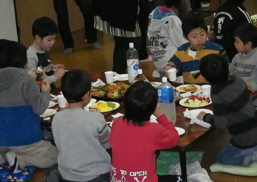 小豆餅道場忘年会（少年部）2