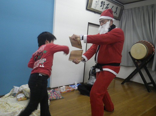 小豆餅道場忘年会（少年部）試し割