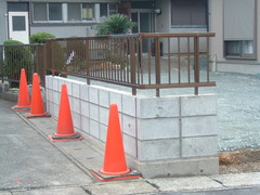 ブロック塀工事