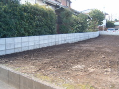 ブロック塀工事