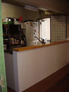 先週の工事