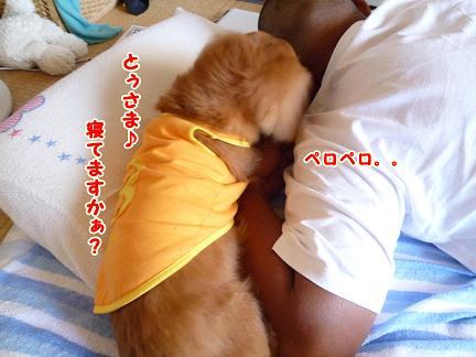 どっきり寝起き♪