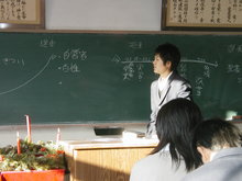 ３年生朝拝