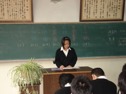 2年生朝拝No.16