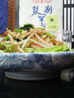 野菜炒めやまもり♪