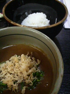 新そばと磐田カレーを見付三友庵で