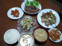 昨日の夕飯！ 2012/04/25 11:57:19