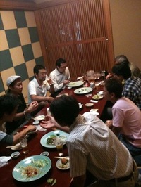 菓子組合の納涼会♪ 2012/08/24 20:44:30