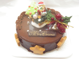 クリスマス　チョコレートデコレーション