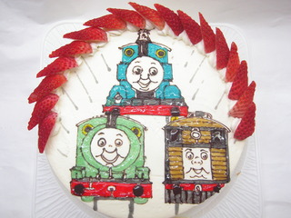 トーマス、パーシー、トビー　トリオで