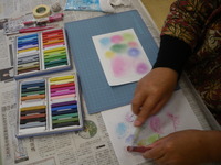 パステル和アート体験♪ 2011/11/20 08:07:57