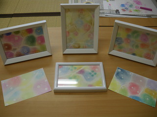 パステル和アート体験♪