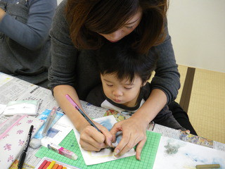 パステル和アート体験♪