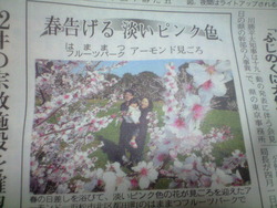 中日新聞に掲載されました～