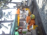 三社神社境内にて朝市 2011/03/08 10:27:39