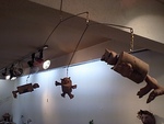 古山潤さんの個展にお邪魔しています。