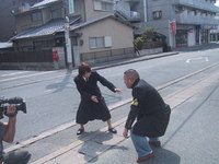 久保久米　母校に帰る