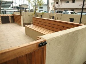 お庭が完成です♪