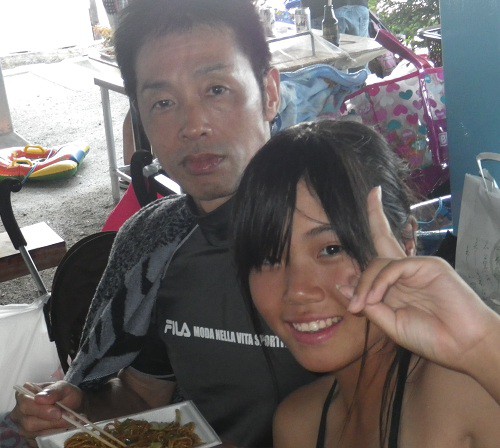 型講習会③BBQでの様子
