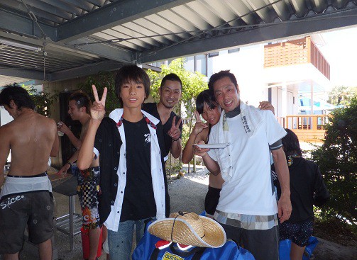 型講習会③BBQでの様子