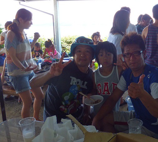 型講習会③BBQでの様子