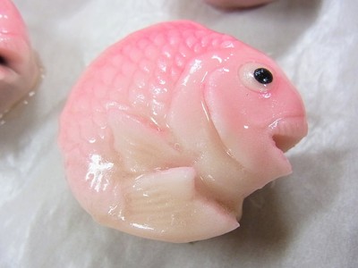 めで鯛 練り切り お祝いの上生菓子 L 田町梅月スタッフブログ 今日のおやつはなんだろな