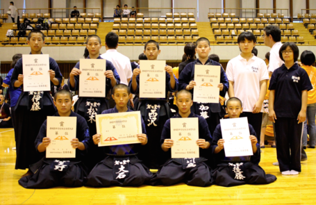 中学生磐田東団体戦、第3位で東海へ！
