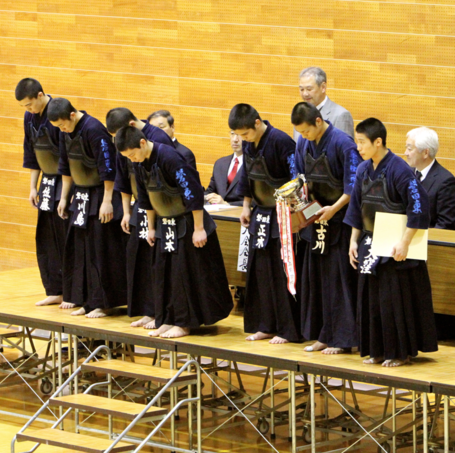 表彰式・磐田東高男子のスナップ