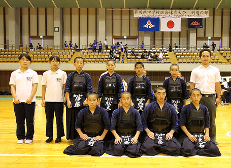 磐田東中、男子団体戦 第３位