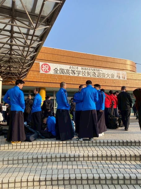 磐田東男子、二試合目に登場！第34回全国高校剣道選抜大会