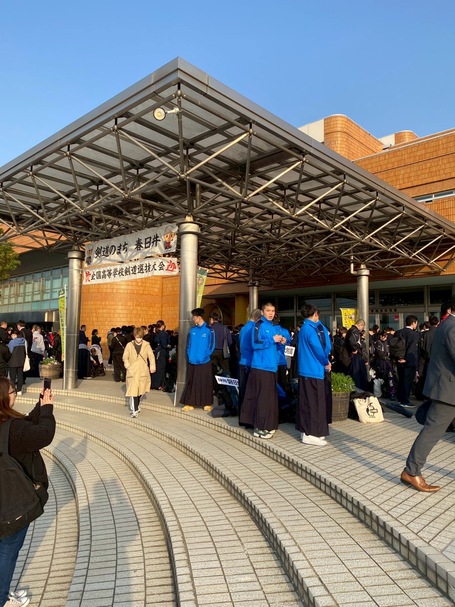 磐田東男子、二試合目に登場！第34回全国高校剣道選抜大会