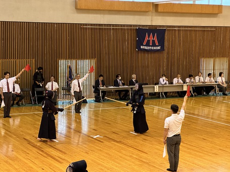 初戦突破！磐田東高校、男子団体戦！