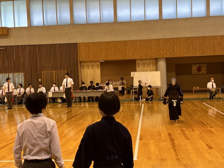 応援ありがとうございました　女子個人戦　磐田東高校
