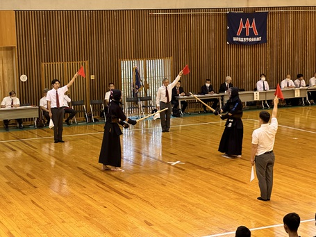 初戦突破！磐田東高校、男子団体戦！