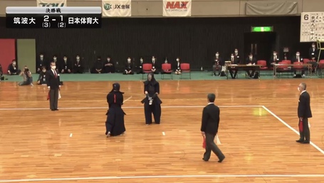 決勝は筑波大対日体大！全日本学生剣道優勝大会